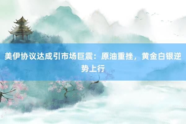 美伊协议达成引市场巨震：原油重挫，黄金白银逆势上行