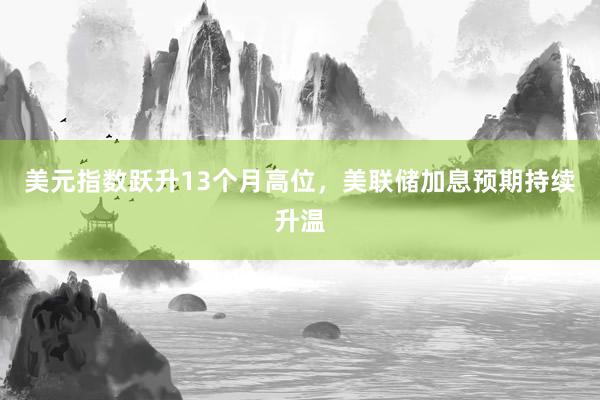 美元指数跃升13个月高位，美联储加息预期持续升温
