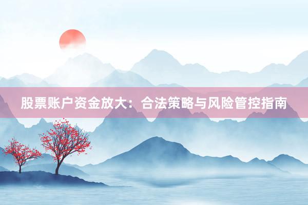 股票账户资金放大：合法策略与风险管控指南